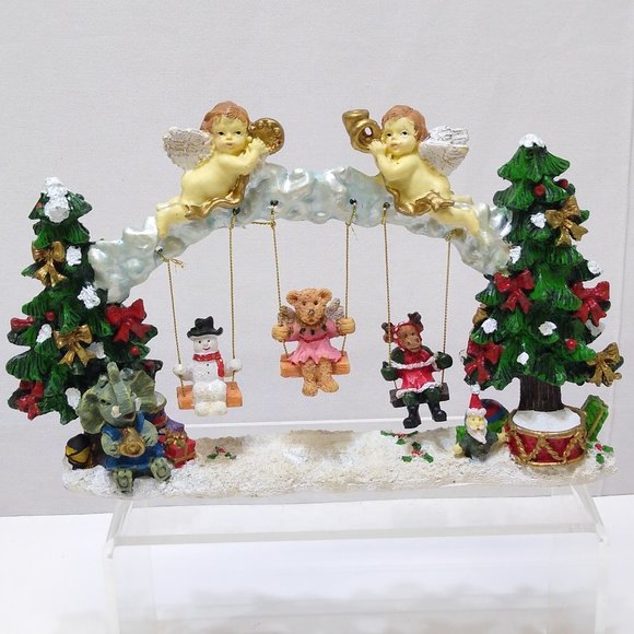 Angel Christmas Swing Cedar Creek Collection by Kirkland Stores EUC Original Box - Picture 1 of 13